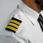 Eppaulettes 3 stripe gold & black