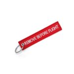 LLAVEROS BORDADOS REMOVE BEFORE FLIGHT
