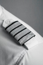 Eppaulettes 4 stripe gold& black - Imagen 4