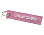 LLAVEROS BORDADOS CABIN CREW ROSA - Imagen 2