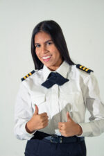 Ladies Pilot Shirt Crosswind Manga Larga