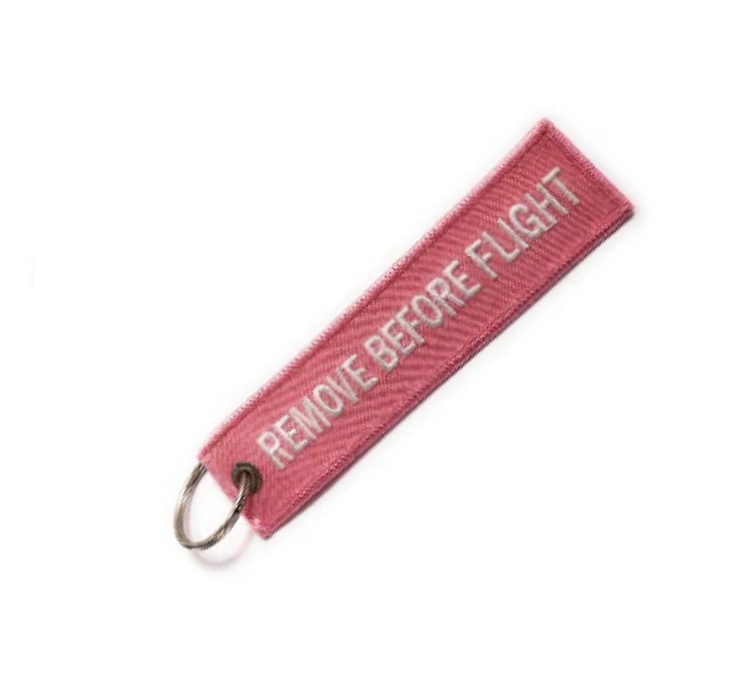 ROSA LLAVEROS BORDADOS REMOVE BEFORE FLIGH ROSADO - Imagen 1