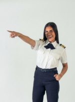 Ladies Pilot Shirt Short Sleeve