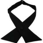 CORBATIN FEMENINO COLOR NEGRO