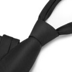 Corbata classic premiun  color negro - Imagen 2